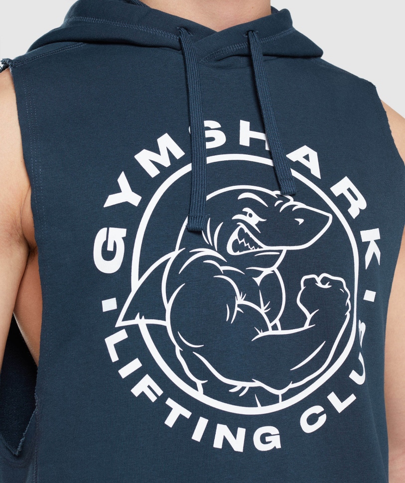 Gymshark Legacy Drop Arm Hoodie Navy