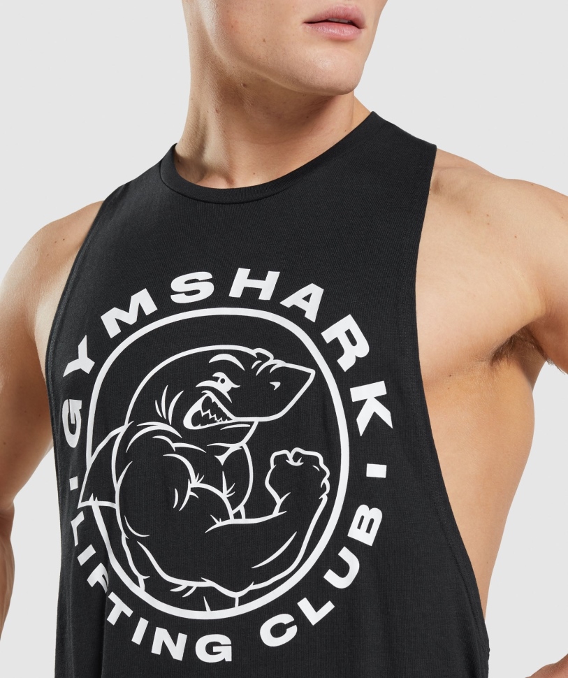 Gymshark Legacy ντεπόζιτο πτώσης βραχίονα μαύρο