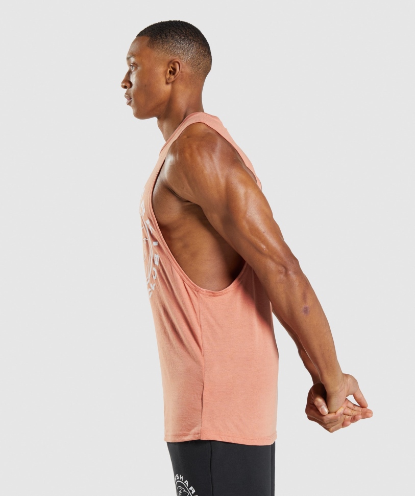 Gymshark Legacy Drop Arm Tank Nevada Pink