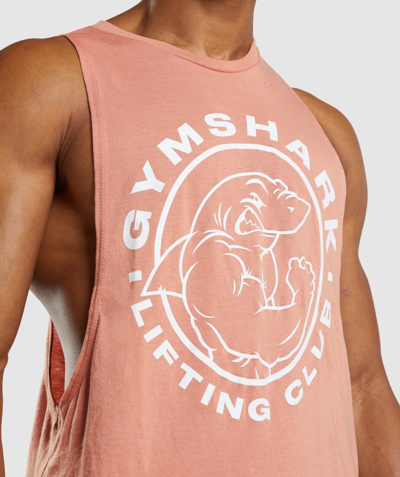 Gymshark Legacy Drop Arm Tank Nevada Pink