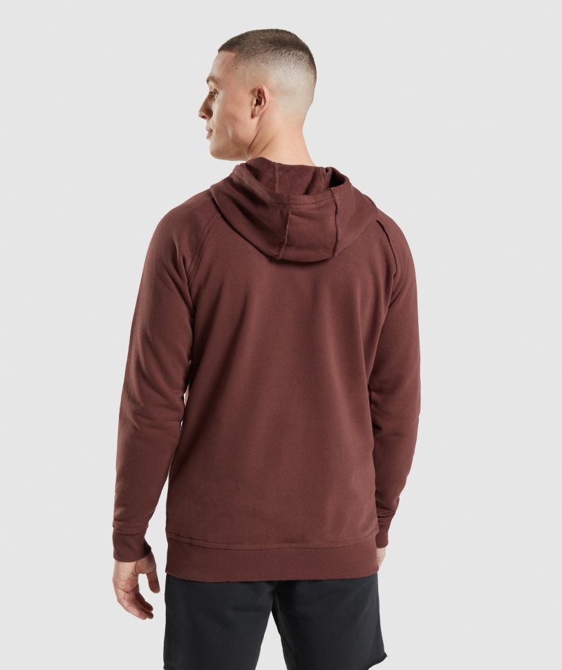 Gymshark Legacy Hoodie Cherry Brown