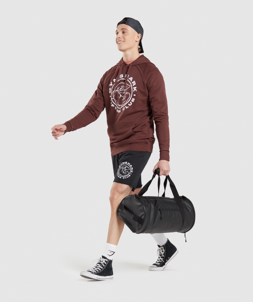 Gymshark Legacy Hoodie Cherry Brown
