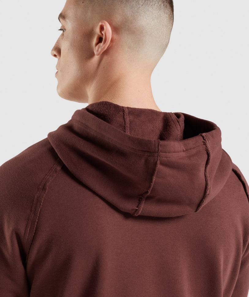 Gymshark Legacy Hoodie Cherry Brown