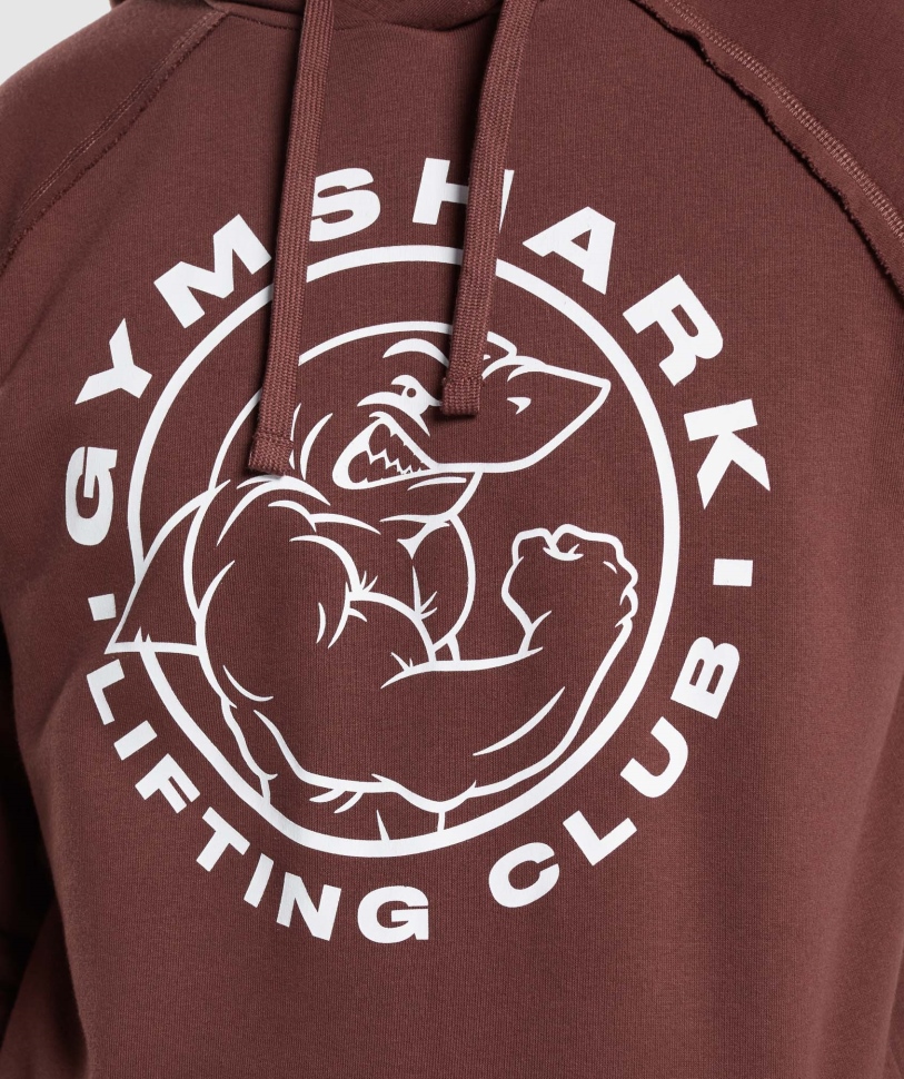 Gymshark Legacy Hoodie Cherry Brown