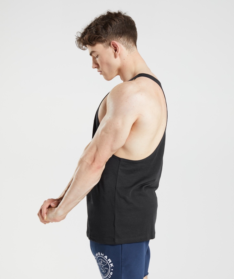 Gymshark Legacy Stringer μαύρο