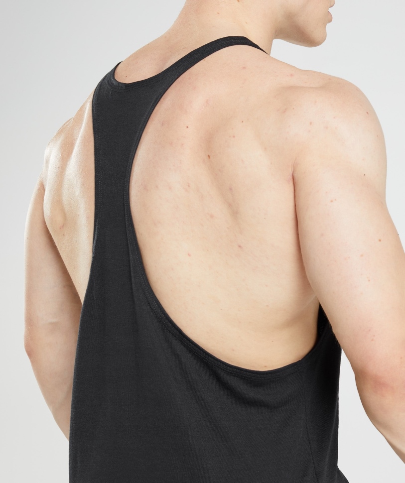 Gymshark Legacy Stringer μαύρο