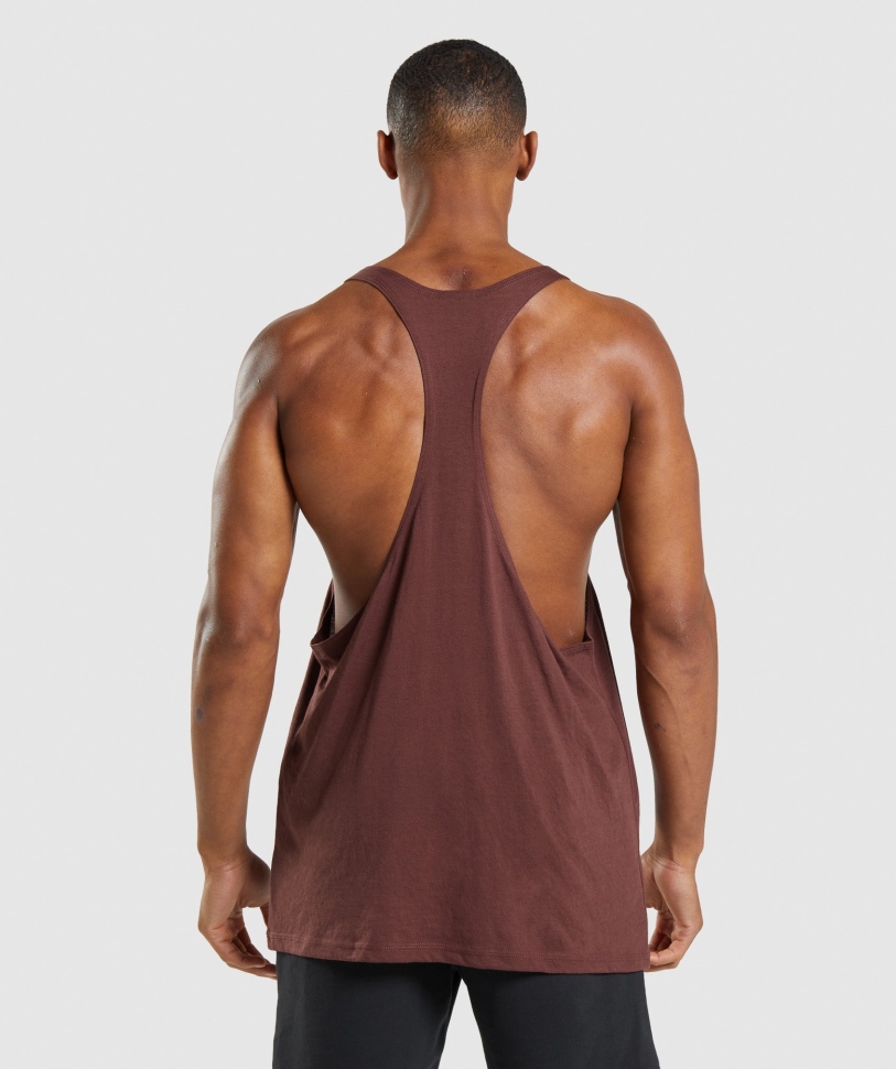Gymshark Legacy Stringer Cherry Brown