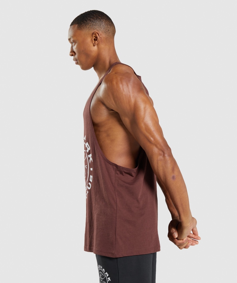 Gymshark Legacy Stringer Cherry Brown