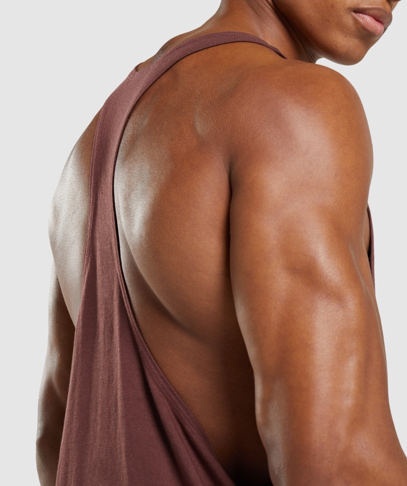Gymshark Legacy Stringer Cherry Brown