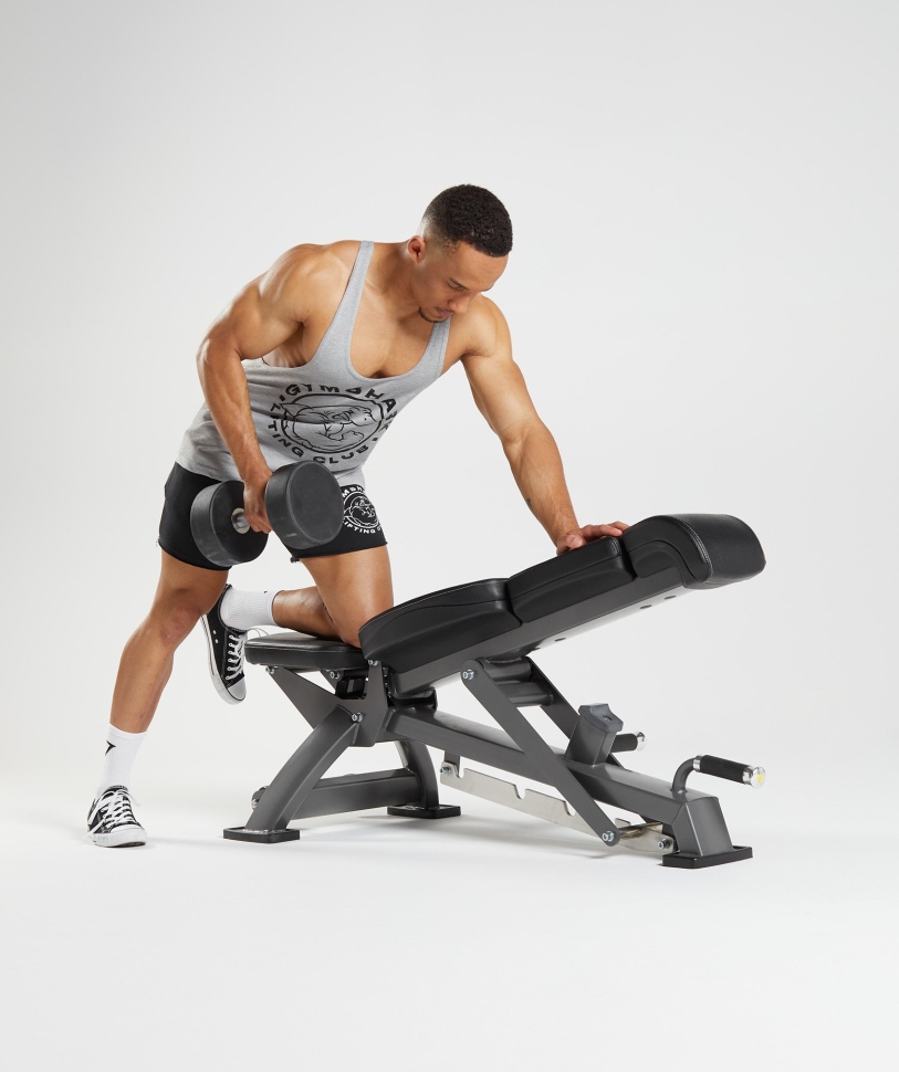 Gymshark Legacy Stringer ανοιχτό γκρι πυρήνα Marl