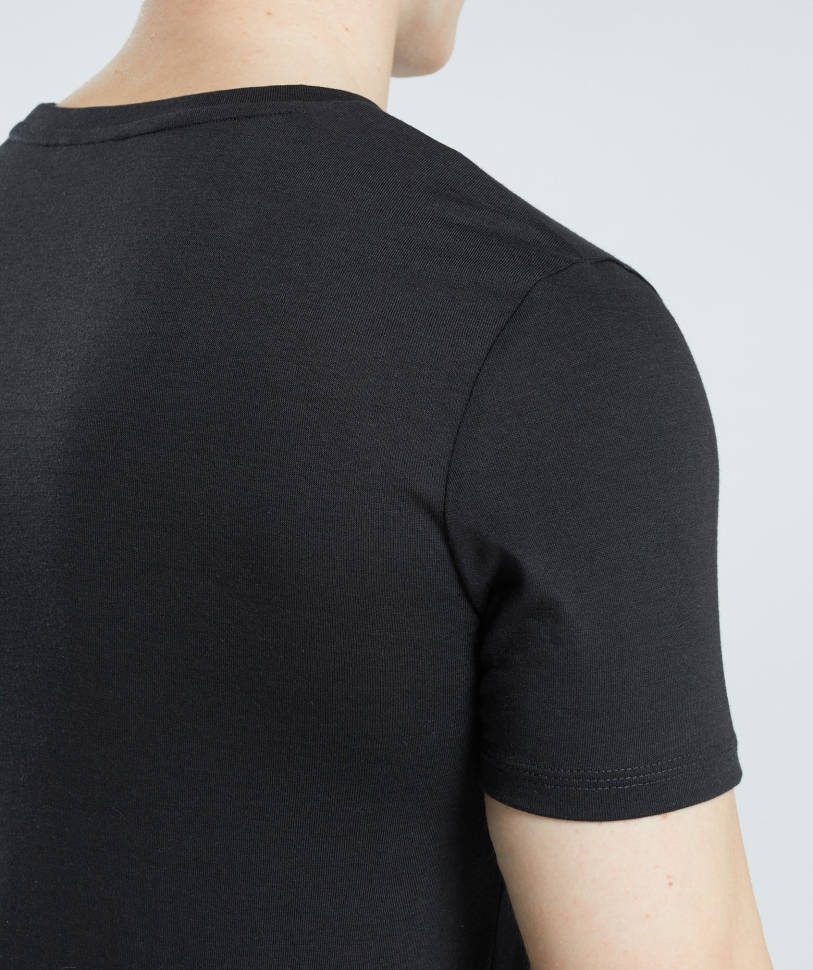 Gymshark Legacy μπλουζάκι μαύρο