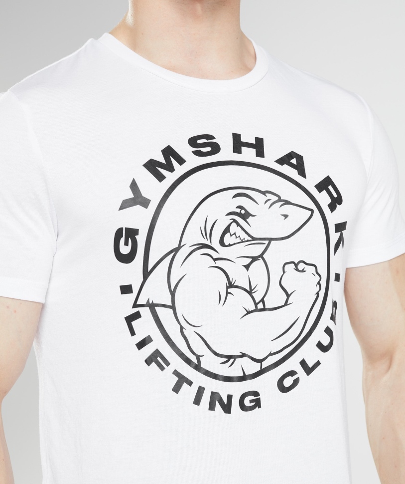 Gymshark Legacy T-shirt λευκό
