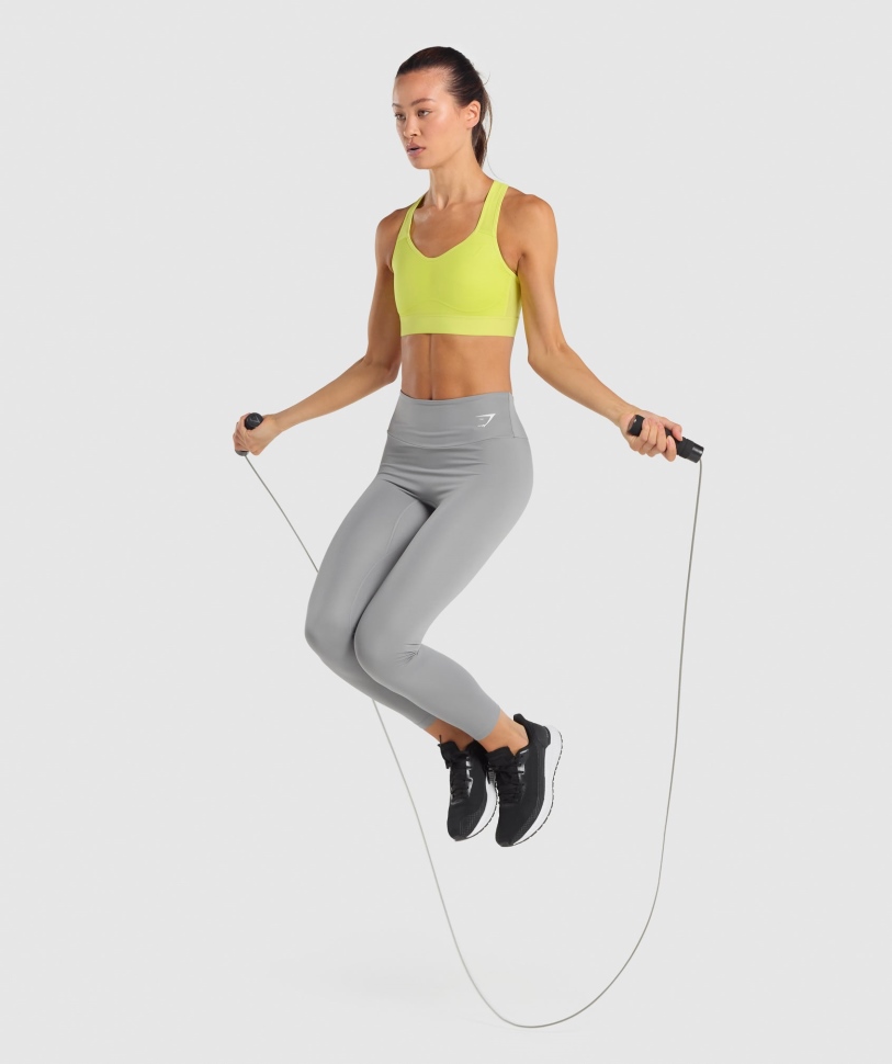 Gymshark ελαφρύ αθλητικό σουτιέν υψηλής στήριξης κίτρινο