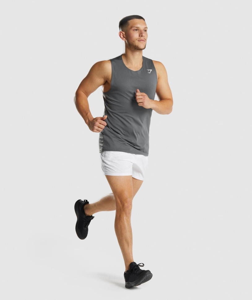 Gymshark No Show κάλτσες 3pk λευκές