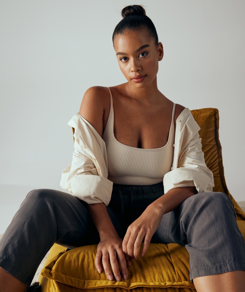 Gymshark παύση απρόσκοπτη Bralette βότσαλο γκρι