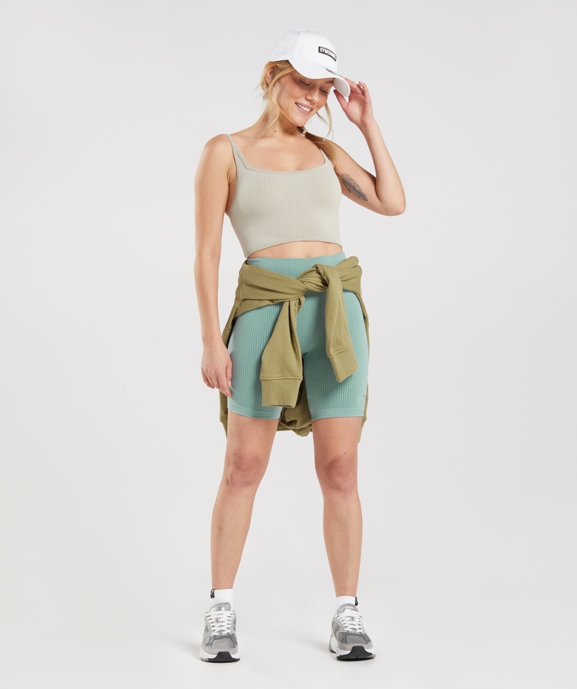 Gymshark παύση απρόσκοπτη Bralette βότσαλο γκρι