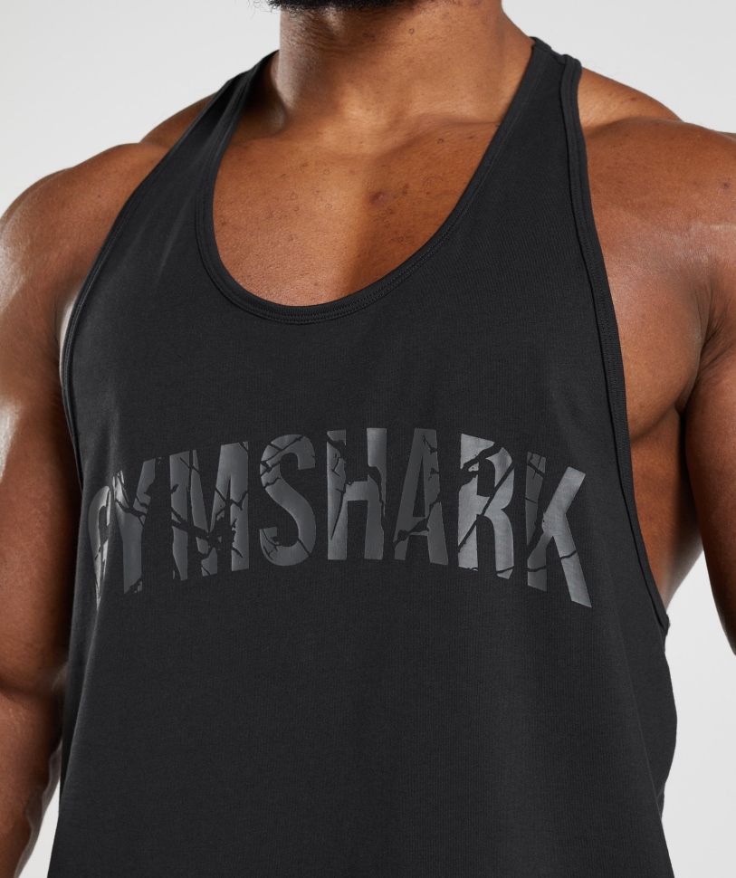 Gymshark Power Stringer μαύρο