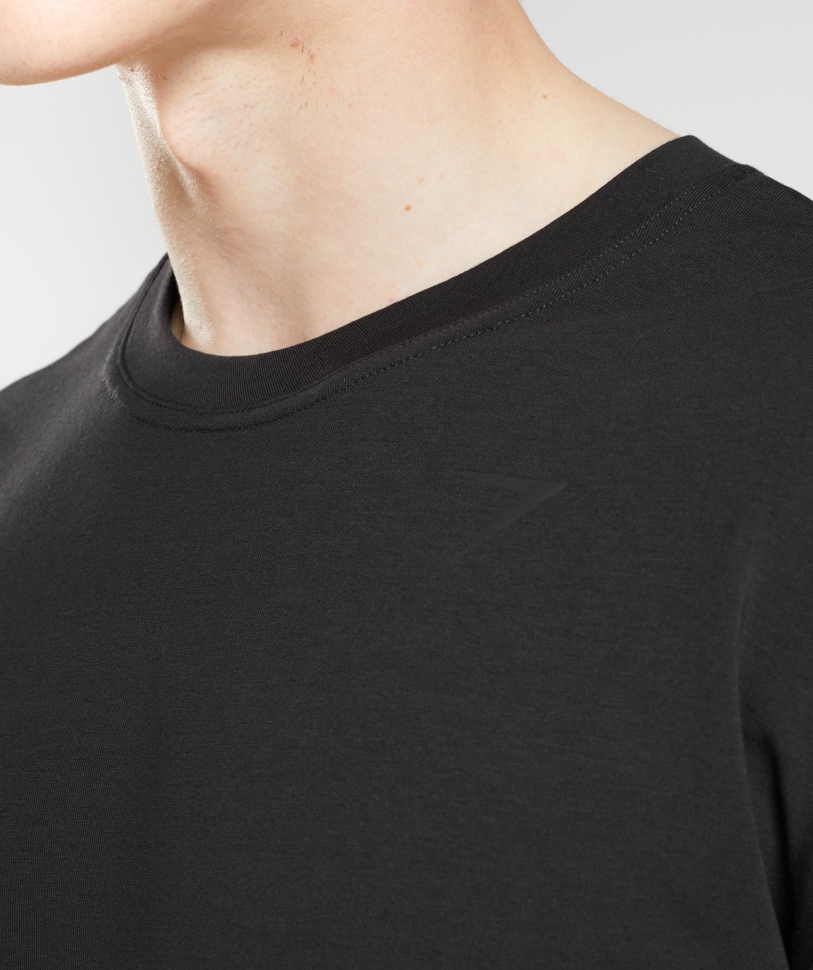 Gymshark Power ανδρικό μπλουζάκι μαύρο