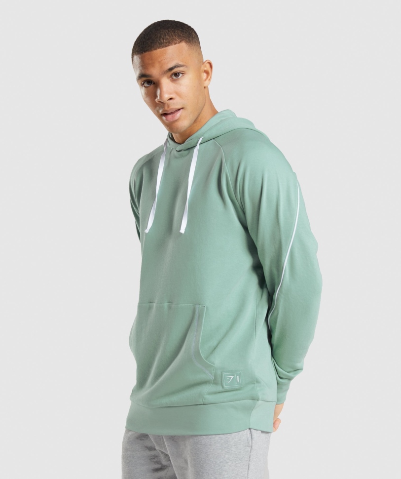 Gymshark Recess Hoodie Maya μπλε-λευκό