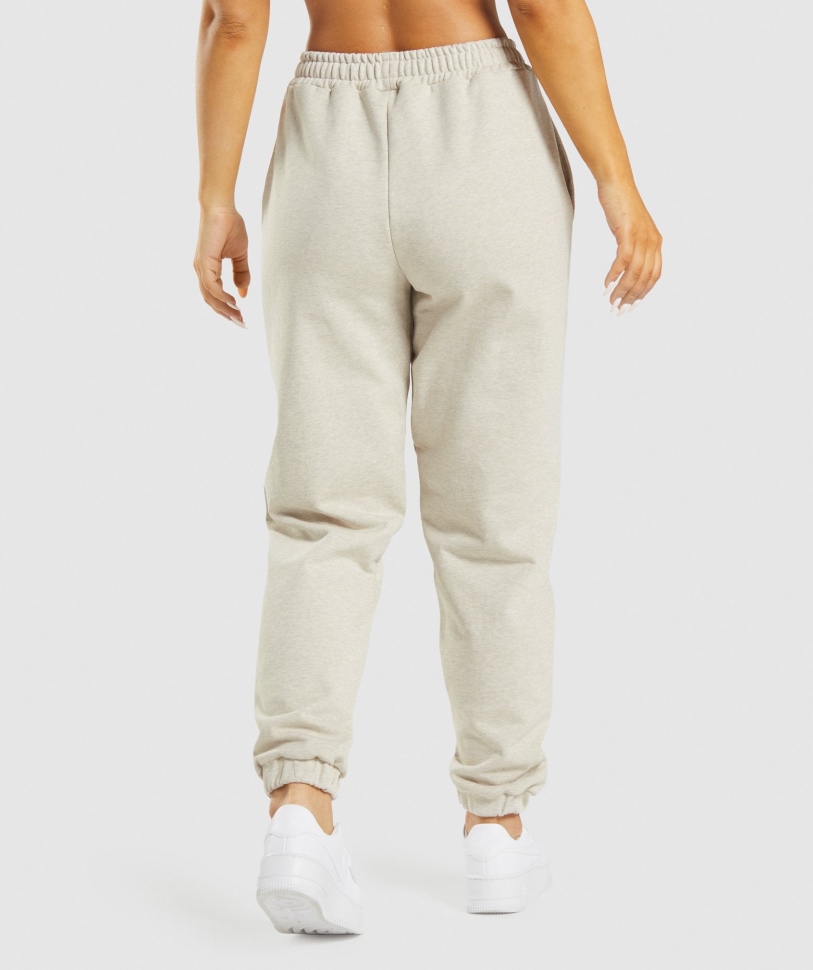 Gymshark ημέρα ξεκούρασης ιδρώνει Joggers μπεζ μάργα