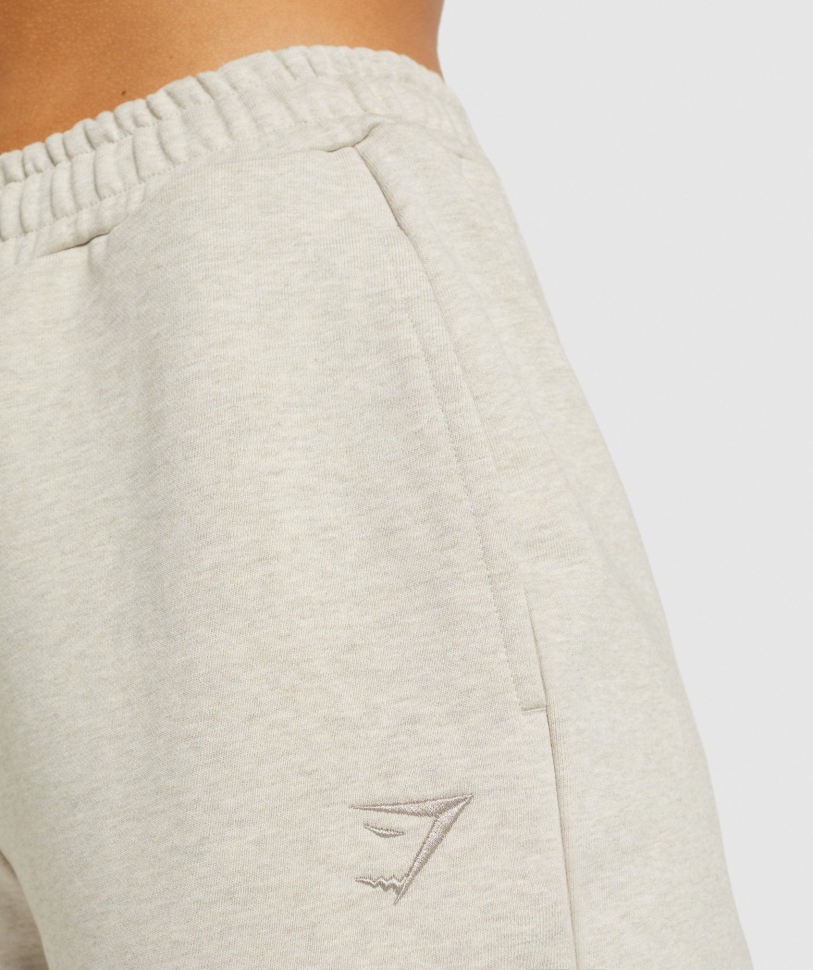 Gymshark ημέρα ξεκούρασης ιδρώνει Joggers μπεζ μάργα
