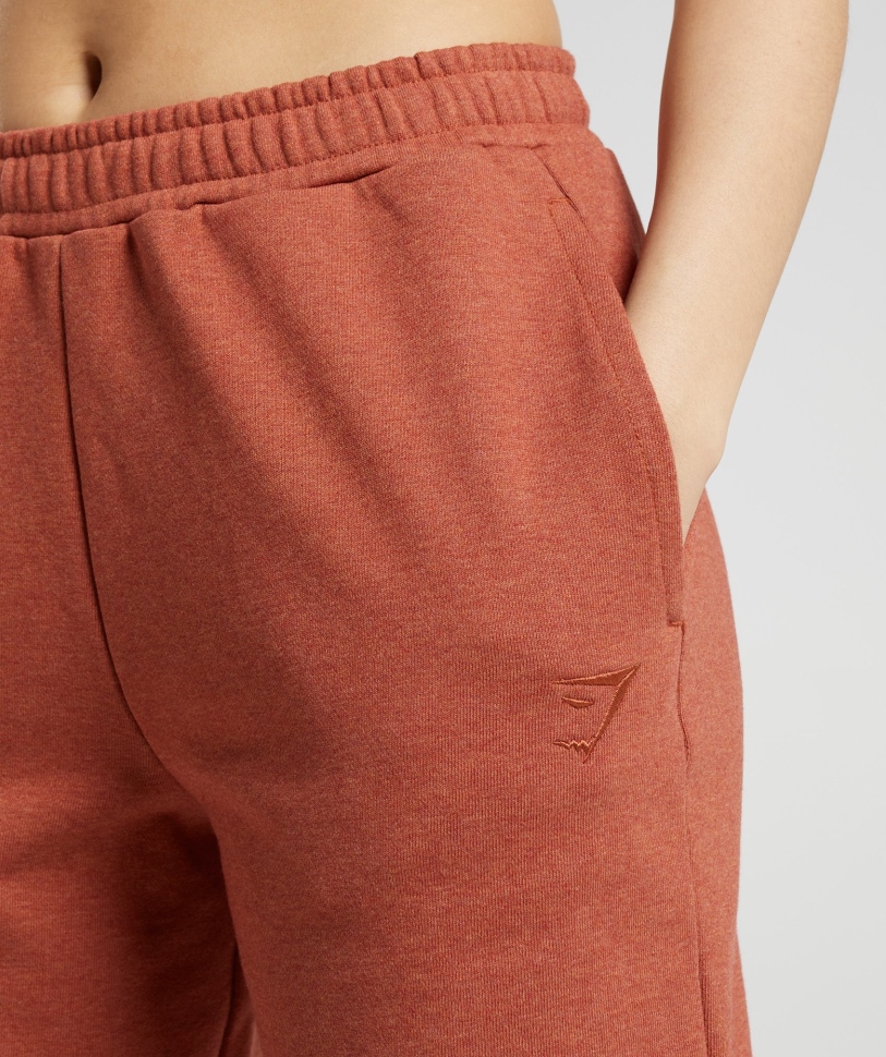 Gymshark ημέρα ξεκούρασης ιδρώνει Joggers κανέλα καφέ μάργα