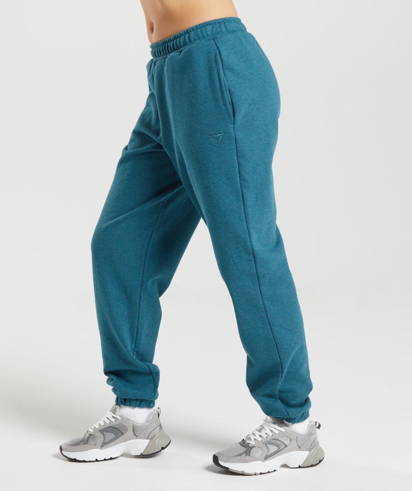 Gymshark ημέρα ξεκούρασης ιδρώνει Joggers ατσάλινο μπλε μάργα
