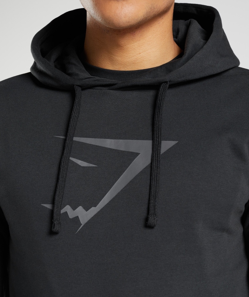 Gymshark Sharkhead Infill μαύρο Hoodie