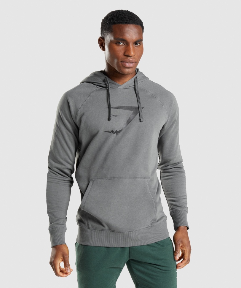 Gymshark Sharkhead Infill Hoodie κάρβουνο