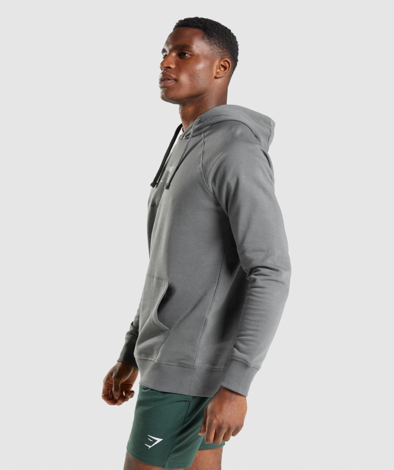 Gymshark Sharkhead Infill Hoodie κάρβουνο