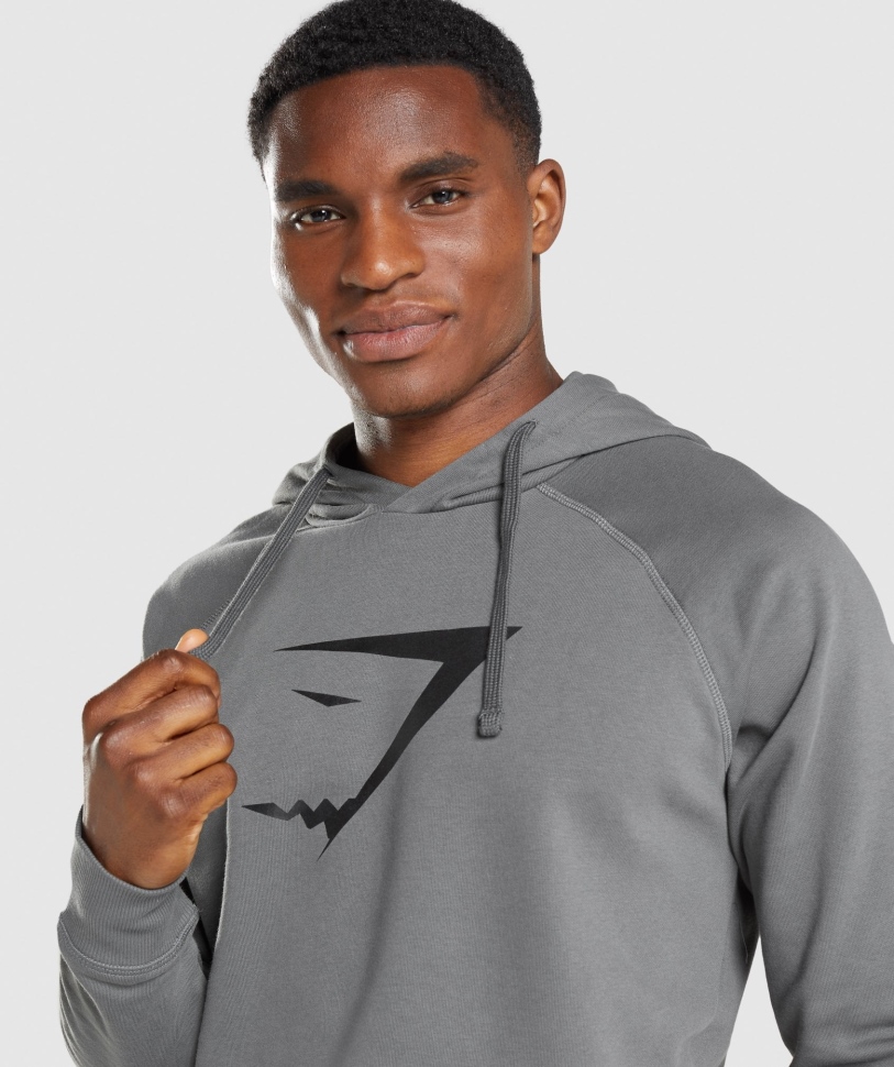 Gymshark Sharkhead Infill Hoodie κάρβουνο