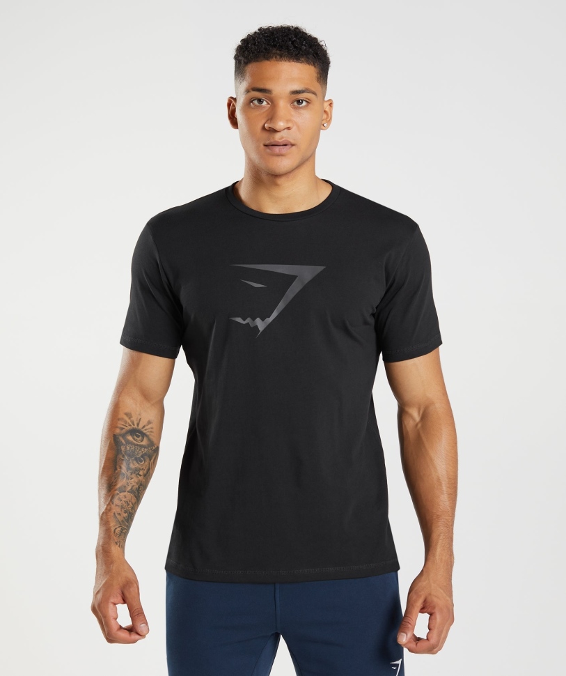 Gymshark Sharkhead Infill μπλουζάκι μαύρο
