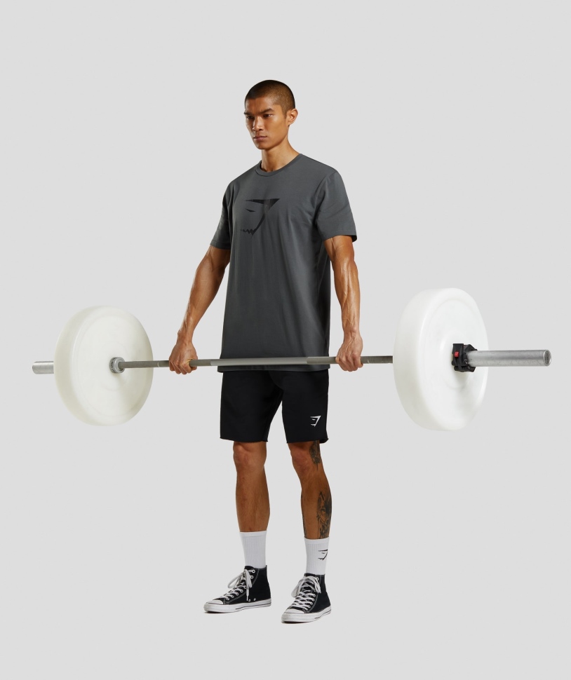 Gymshark Sharkhead Infill T-shirt κάρβουνο