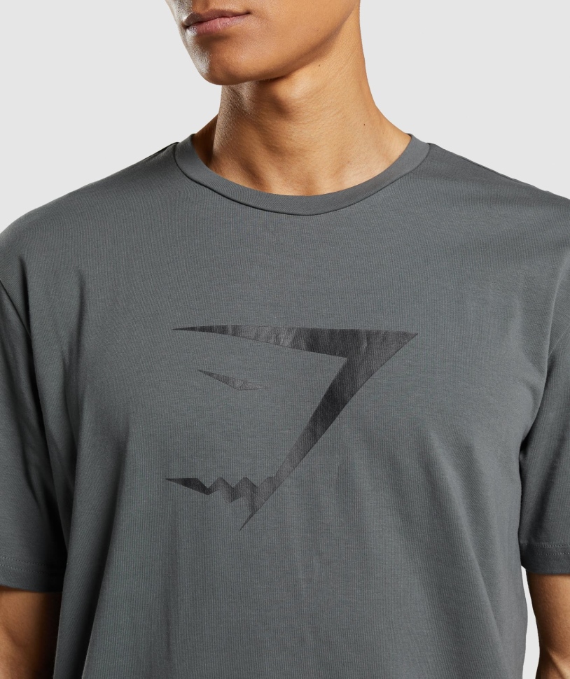 Gymshark Sharkhead Infill T-shirt κάρβουνο