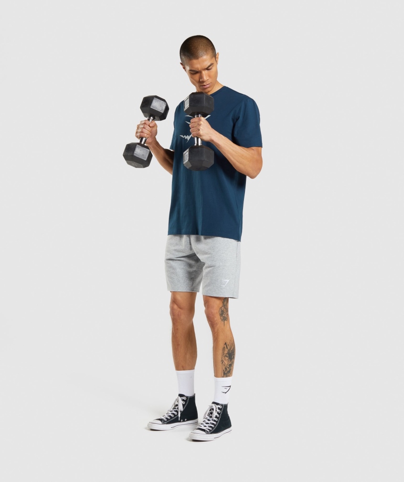 Gymshark Sharkhead Infill T-shirt Navy