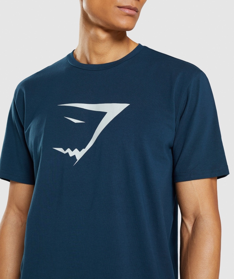 Gymshark Sharkhead Infill T-shirt Navy