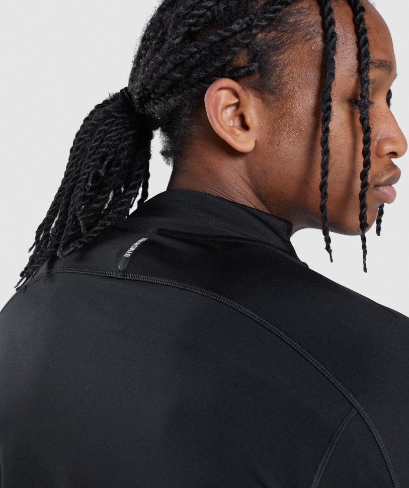 Gymshark Speed Evolve 1/4 Zip Black