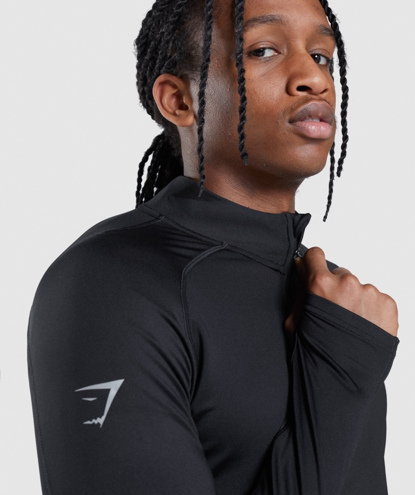 Gymshark Speed Evolve 1/4 Zip Black
