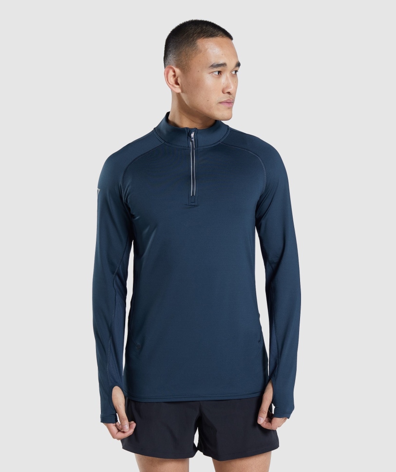Gymshark Speed Evolve 1/4 Zip Navy