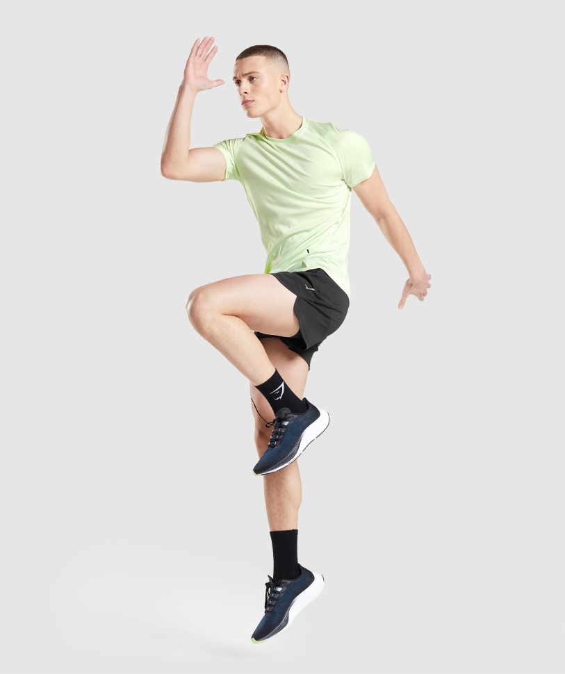 Gymshark Speed Evolve μπλουζάκι αγγούρι πράσινο