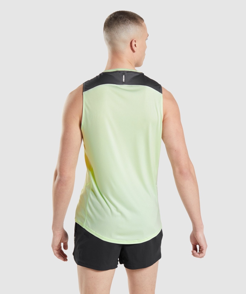 Gymshark Speed Evolve Tank αγγούρι πράσινο