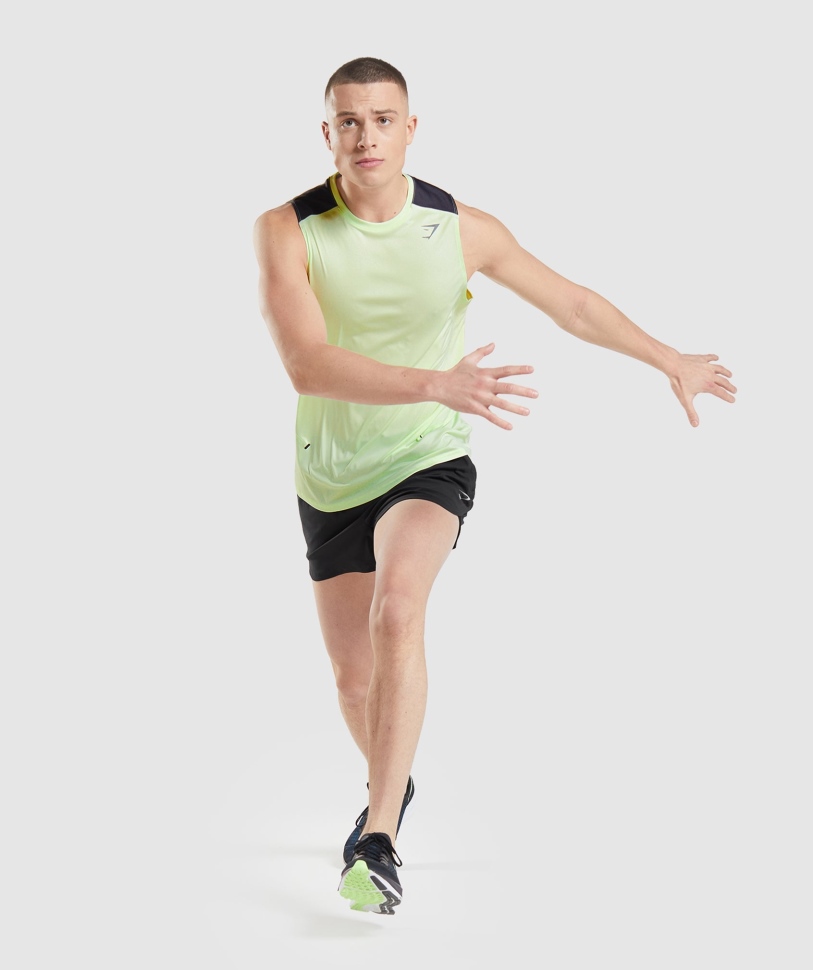 Gymshark Speed Evolve Tank αγγούρι πράσινο