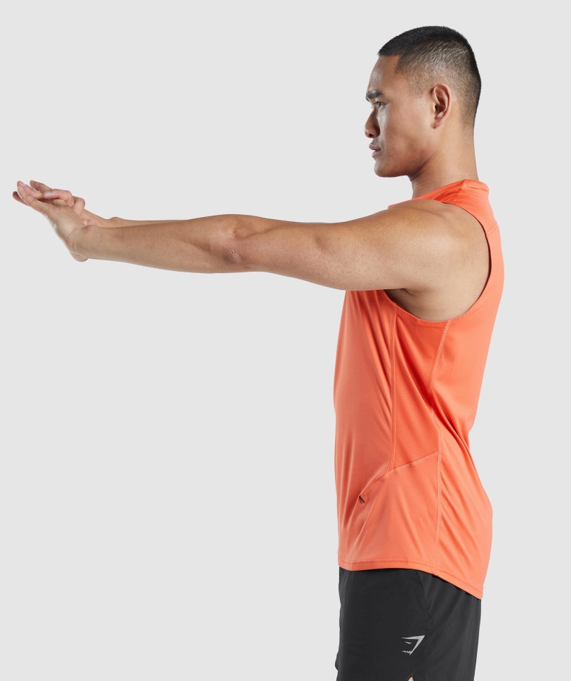 Gymshark Speed Evolve Tank παπάγια πορτοκαλί