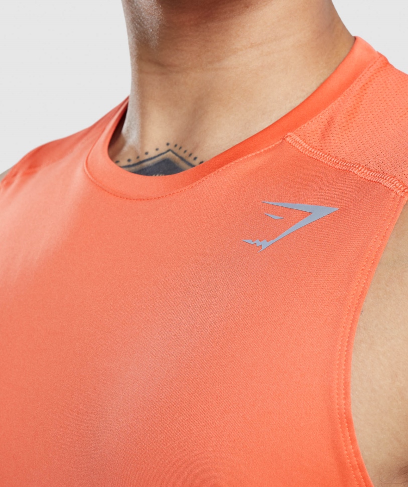 Gymshark Speed Evolve Tank παπάγια πορτοκαλί