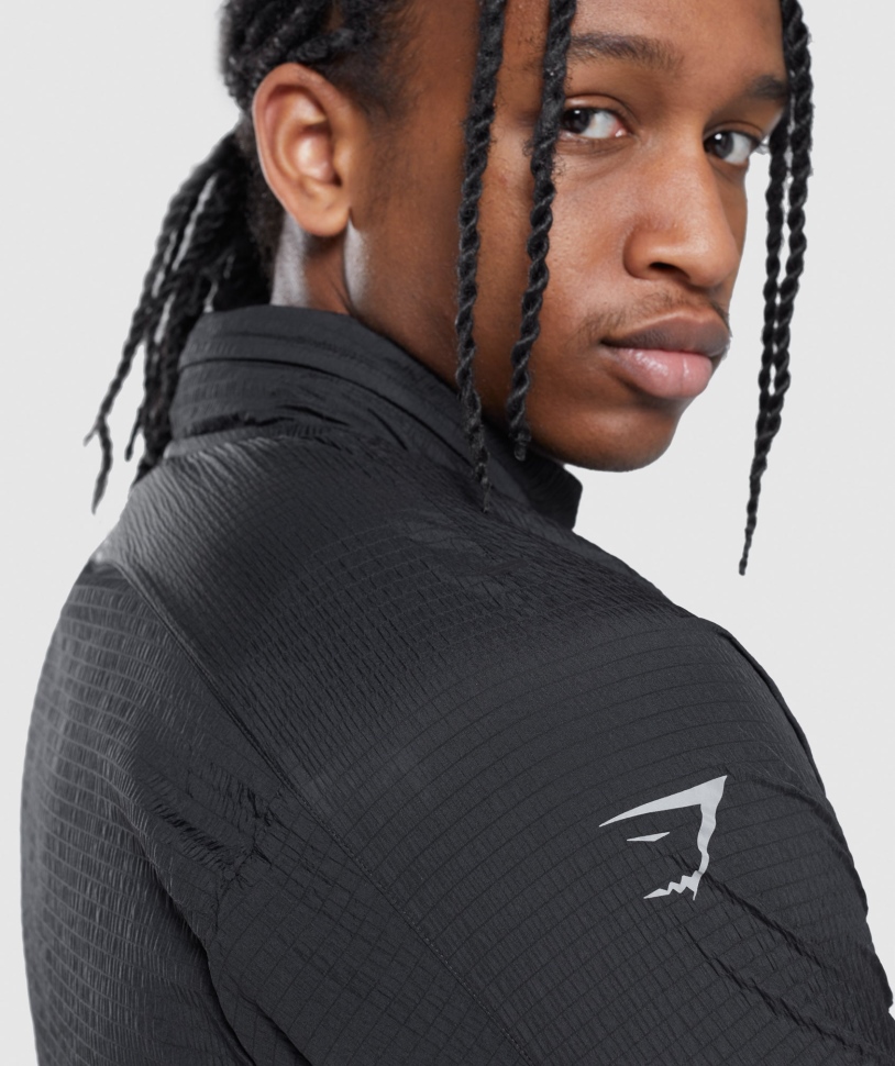 Gymshark Speed Evolve αντιανεμικο μαυρο