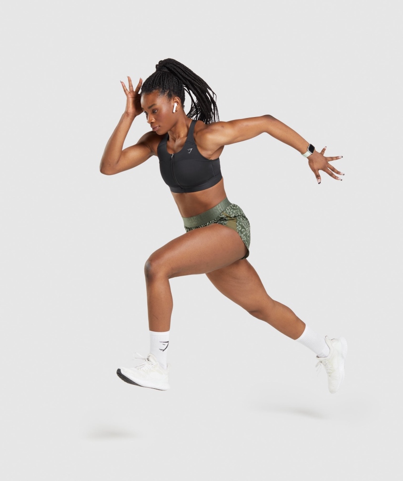 αθλητικό σουτιέν ταχύτητας Gymshark μαύρο