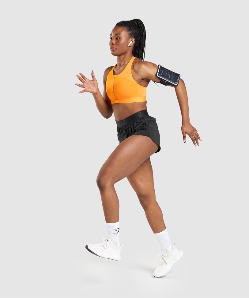 πορτοκαλί αθλητικό σουτιέν Gymshark Speed Horizon