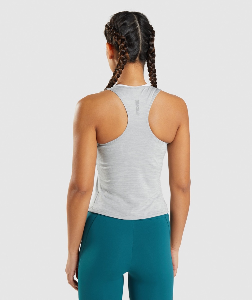 Gymshark Speed Tank Smokey Grey-gree Marl