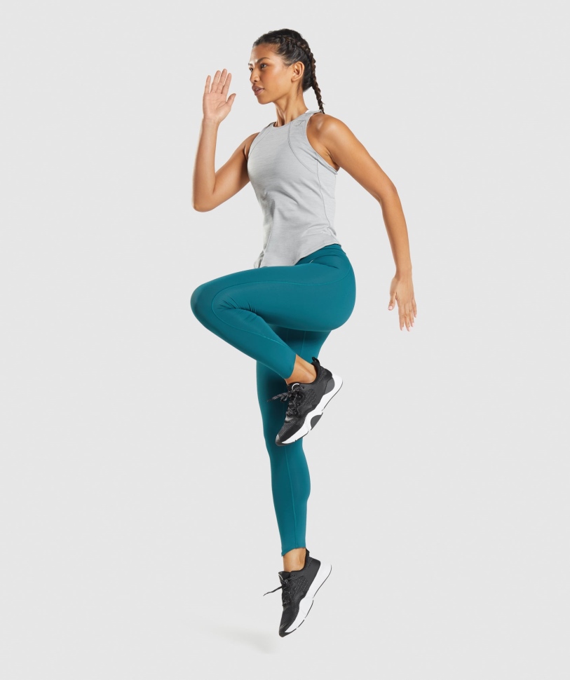 Gymshark Speed Tank Smokey Grey-gree Marl