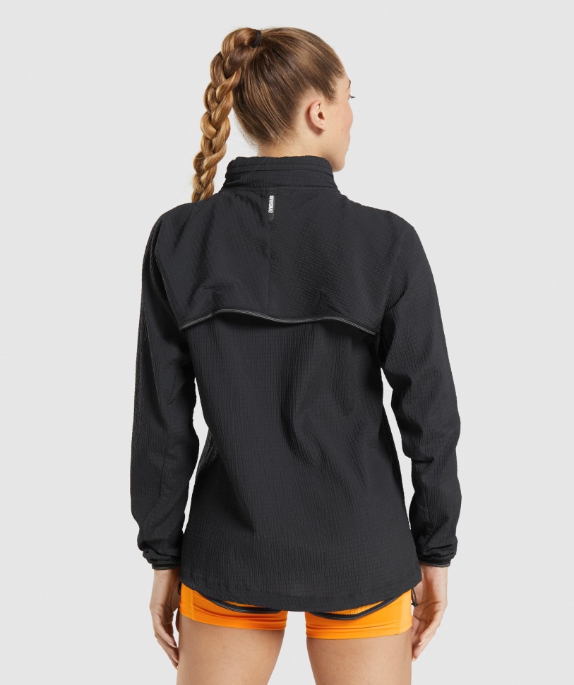 Gymshark Speed Windbreaker μαύρες γυναίκες